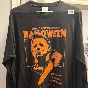 Halloween Graphic Black Shirt